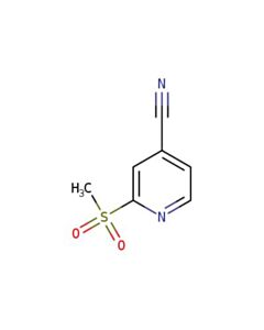 Astatech 2-(METHYLSULFONYL)ISONICOTINONITRILE; 1G; Purity 98%; MDL-MFCD14705772